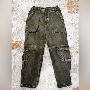 We The Free Dark Olive Cargo Pants